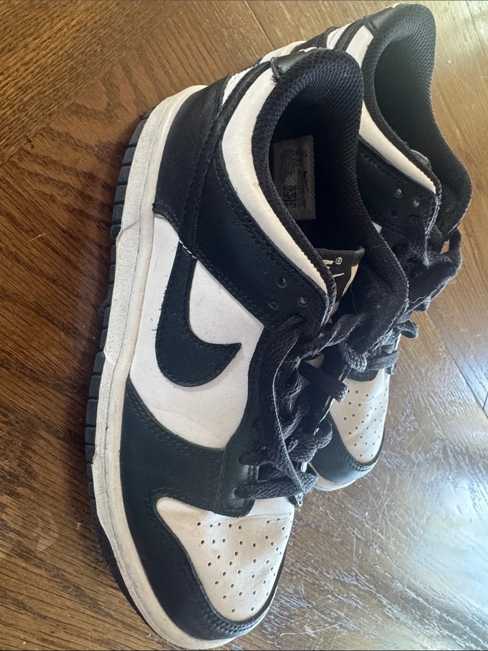 Nike Black and White Low-Top Sneakers